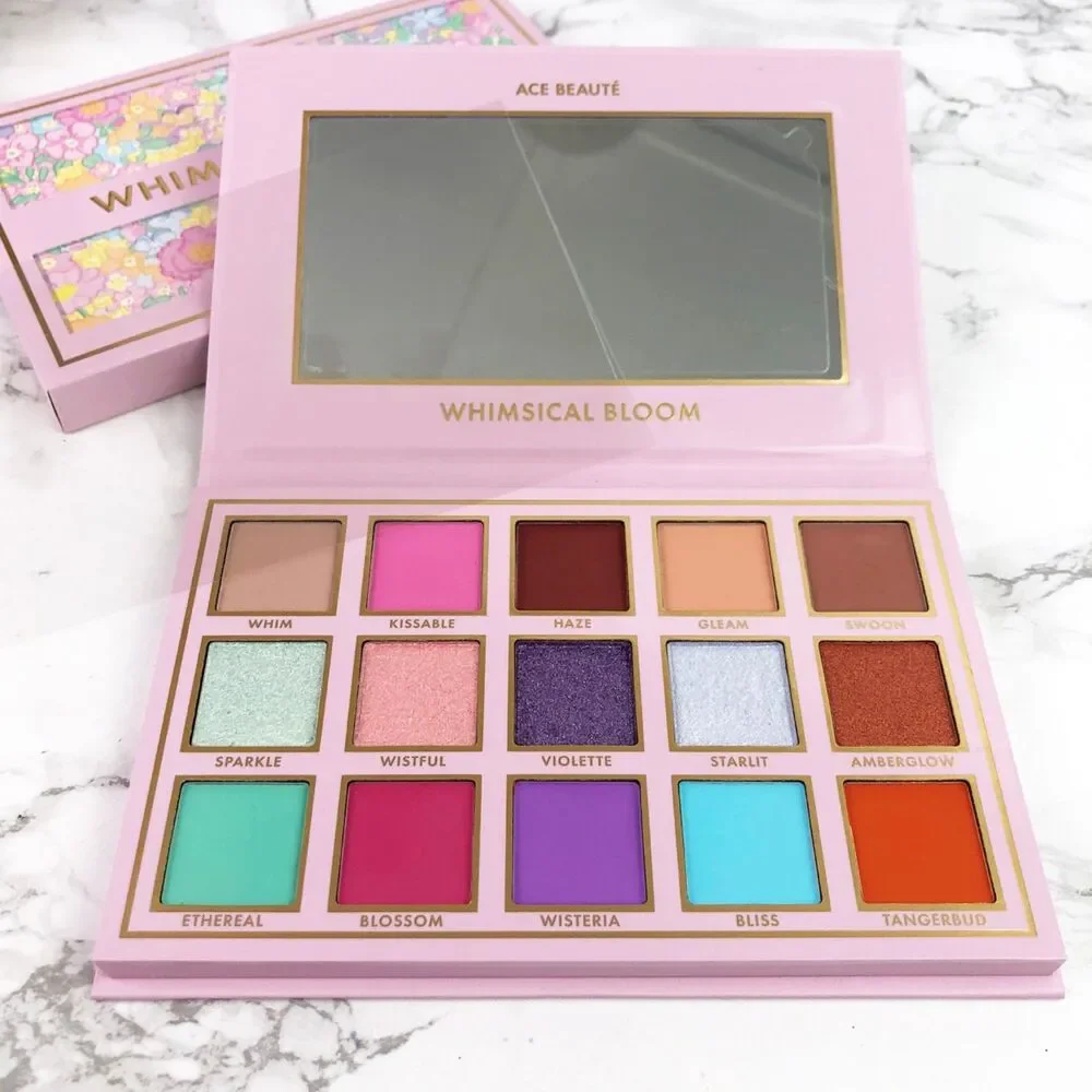 NIB Ace Beaute Whimsical Bloom Eyeshadow Palette Pastel Bright Fairycore